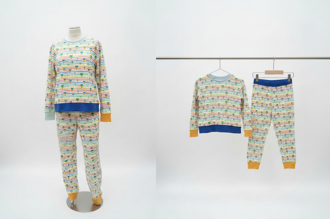 Adult and kids pjs| Snazzy Sproglets
