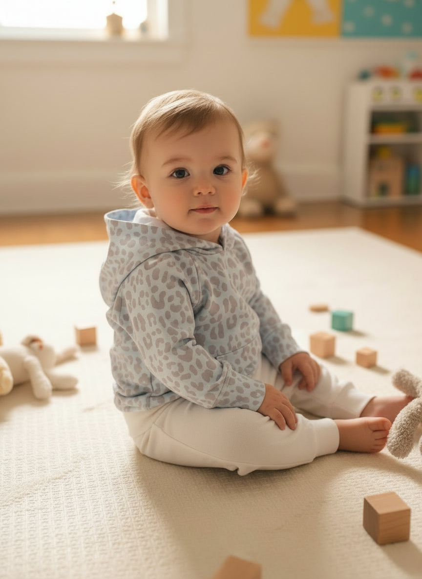 Hoodie leopard print
