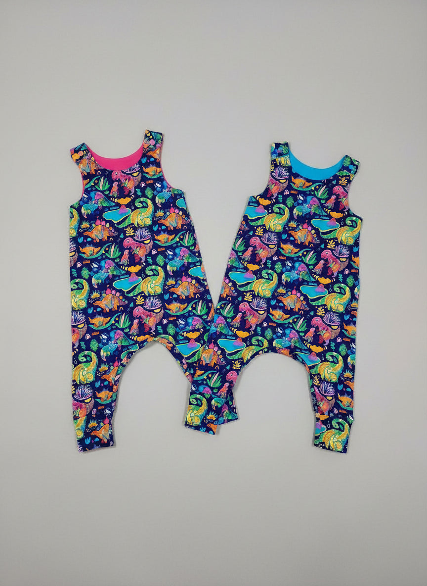 Romper - Colourful Dinosaurs