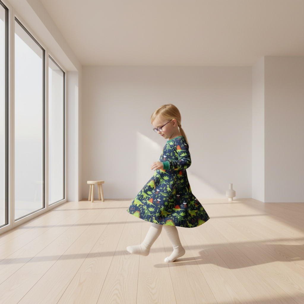 Dinosaur swing dress