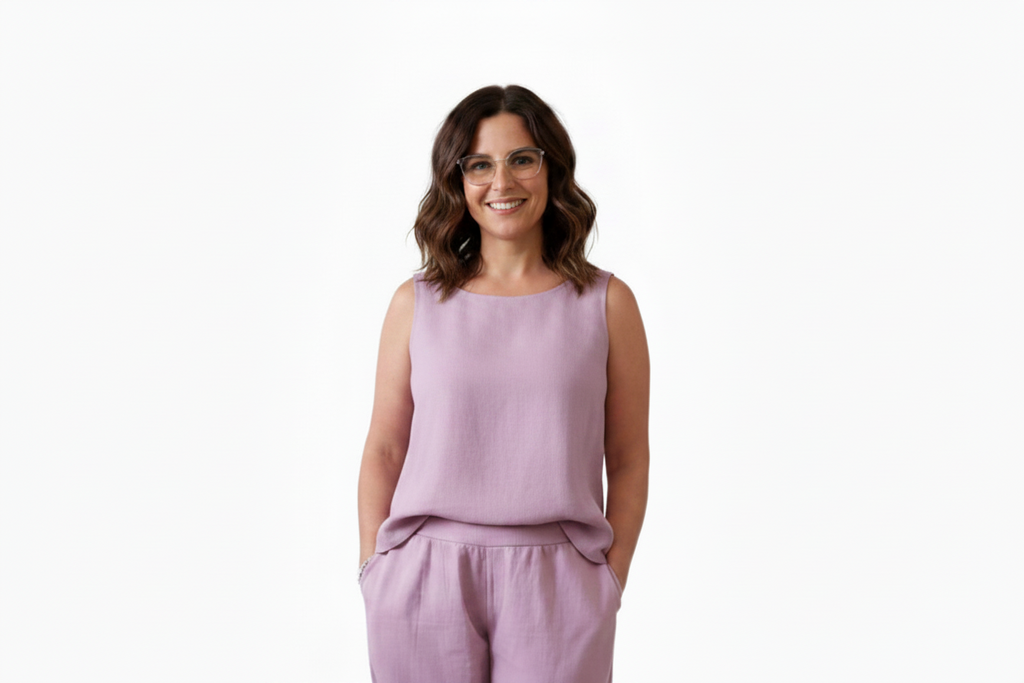 Barrel Leg Co-ord Top – Cotton or Cotton Linen-Effect Fabric