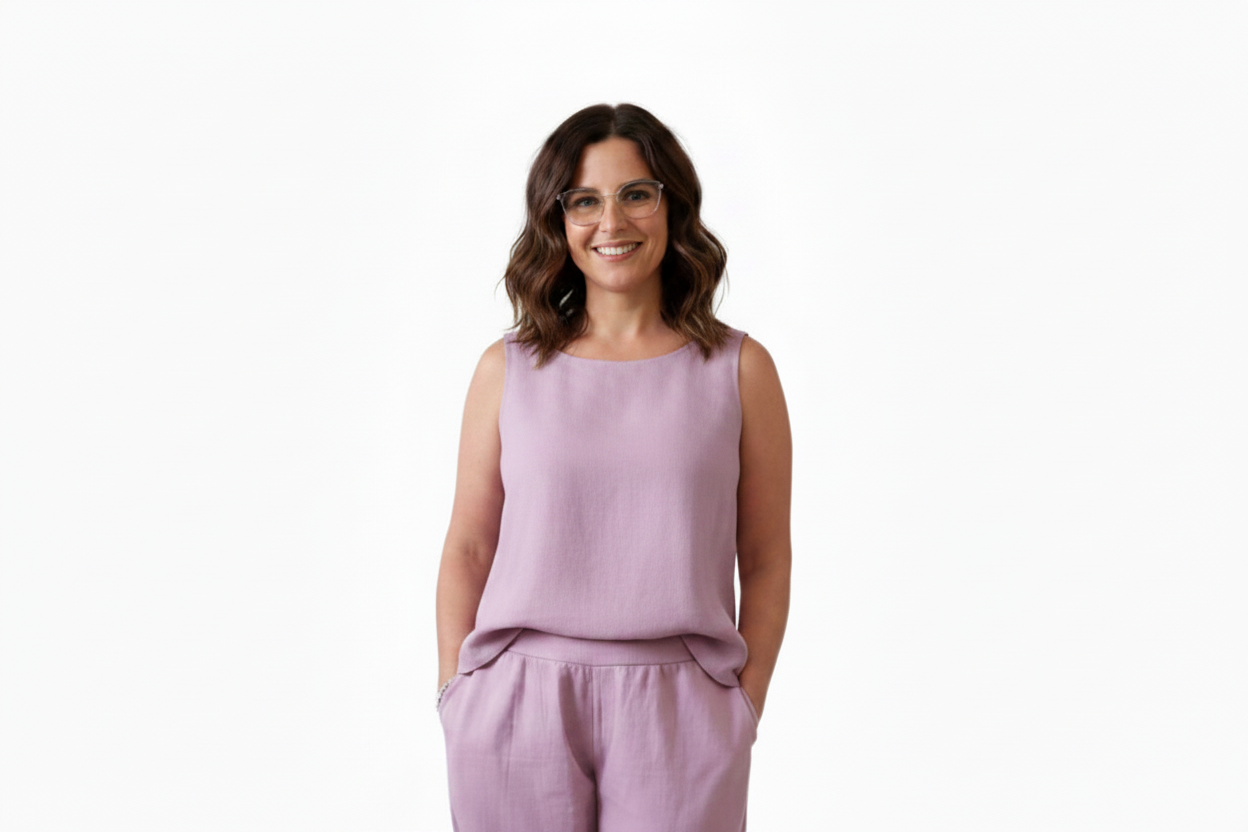Barrel Leg Co-ord Top – Cotton or Cotton Linen-Effect Fabric