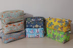 Patterned Make up Pouch and Shave bags