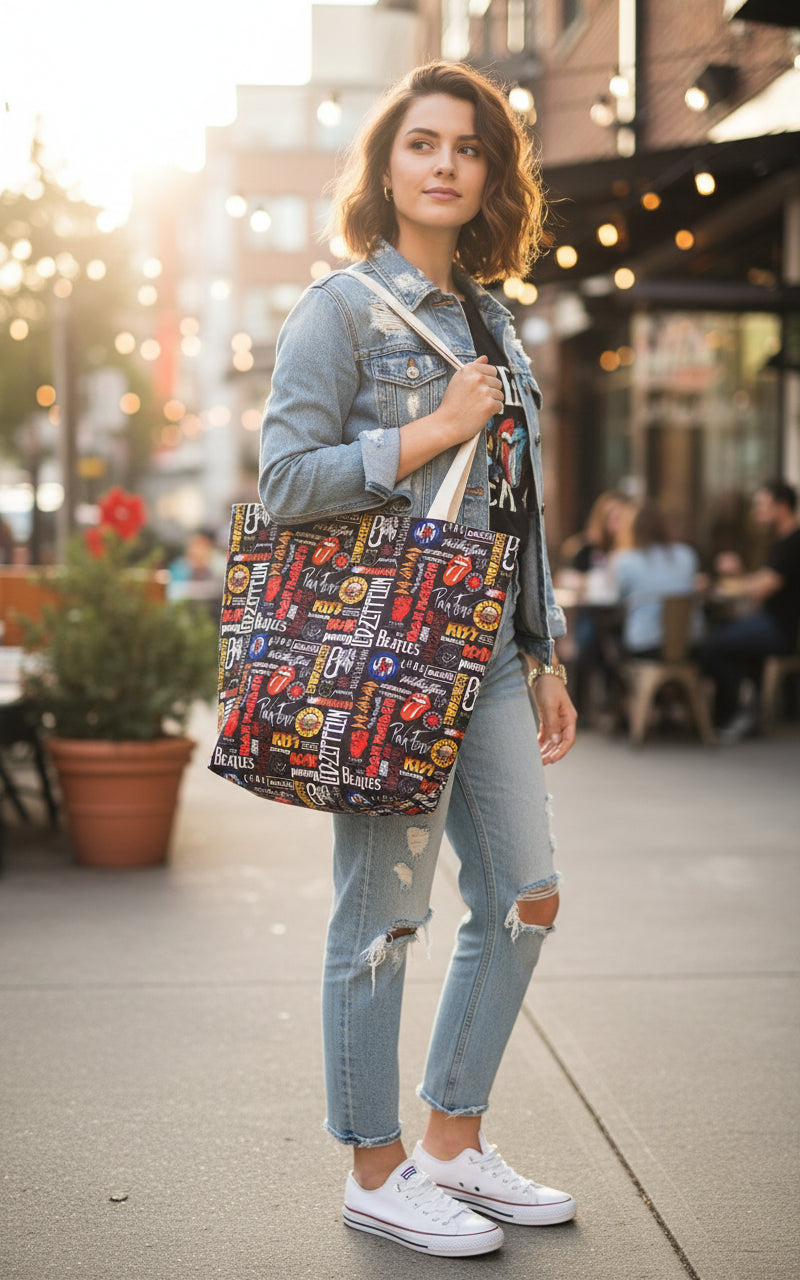 Tote bag - Rock print