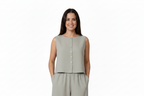 Barrel Leg Co-ord Top – Cotton or Cotton Linen-Effect Fabric