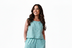 Barrel Leg Co-ord Top – Cotton or Cotton Linen-Effect Fabric