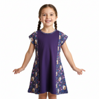 purple hedgehog dress