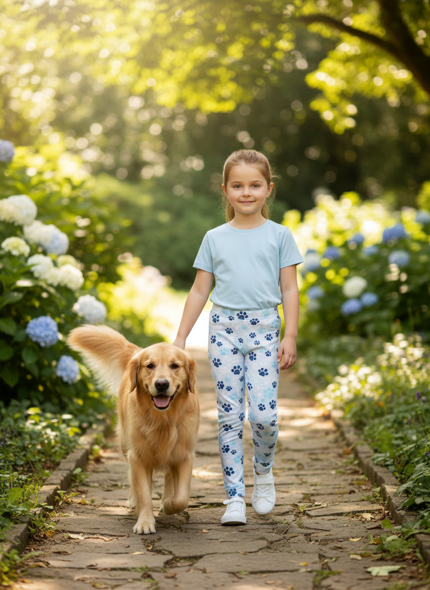 Paw print leggings