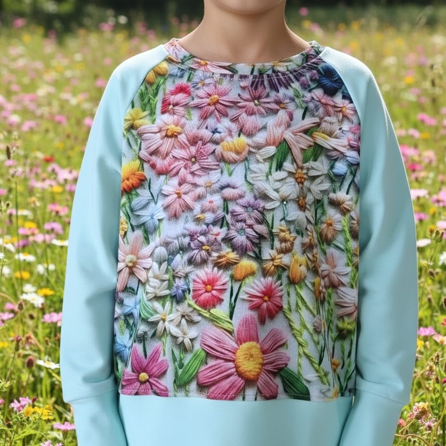 flower sweatshirt