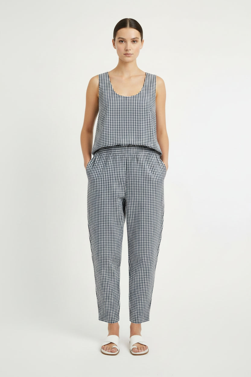 Made to Order Handmade Barrel Leg Pants – Cotton or Cotton Linen-Effect Fabric
