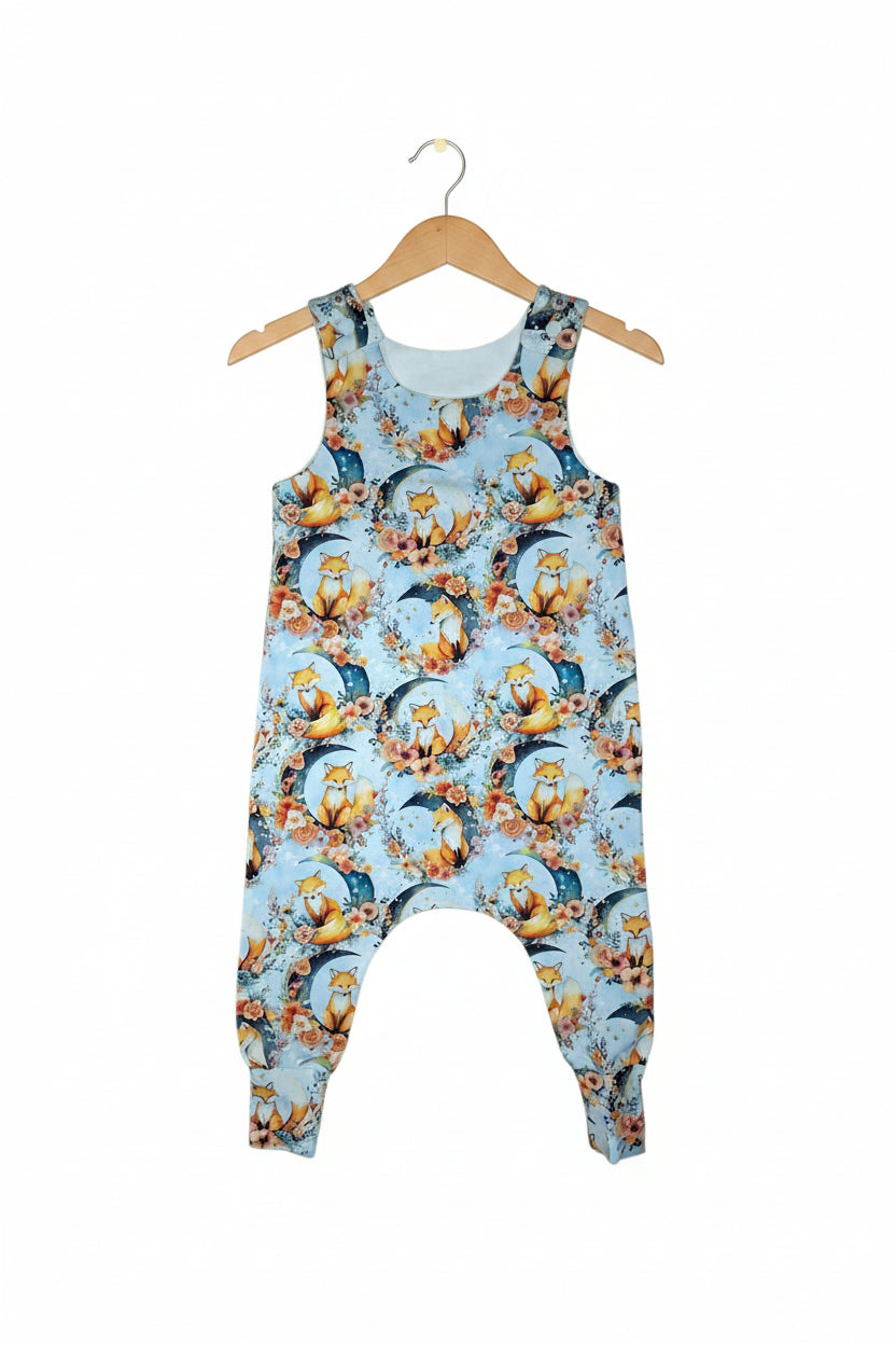 fox and moon romper snazzy sproglets