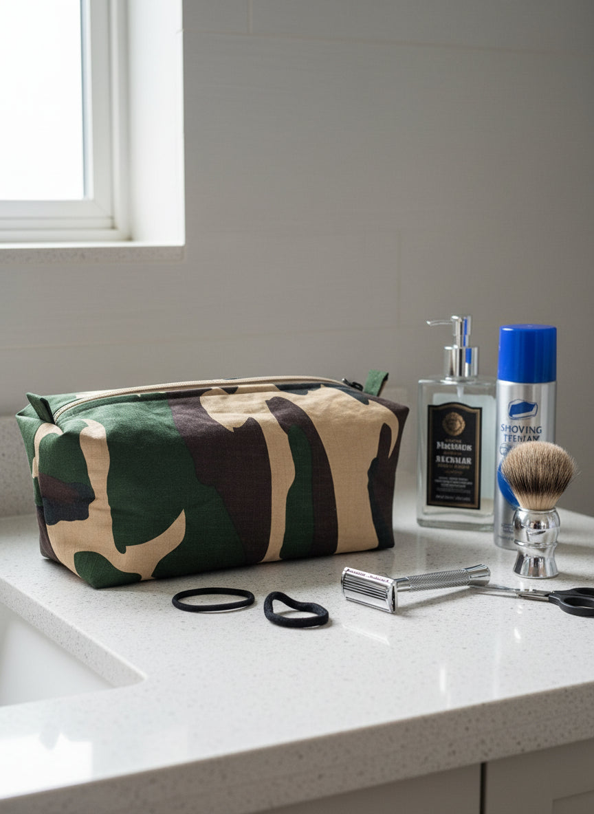 Shave Pouch Camo print