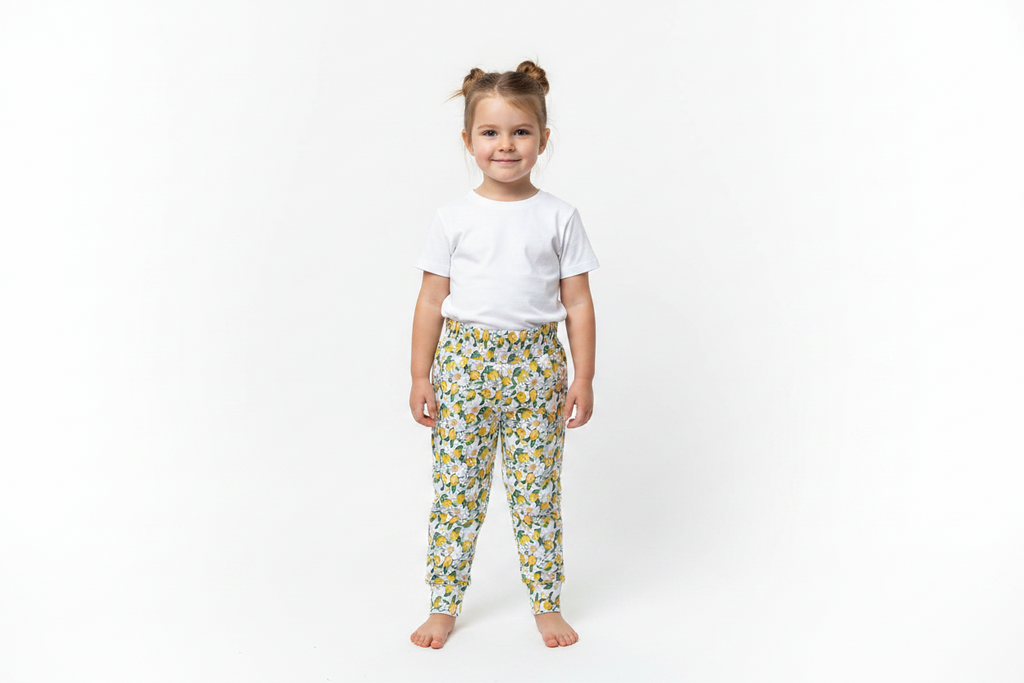 joggers with lemons print-snazzy spoglets