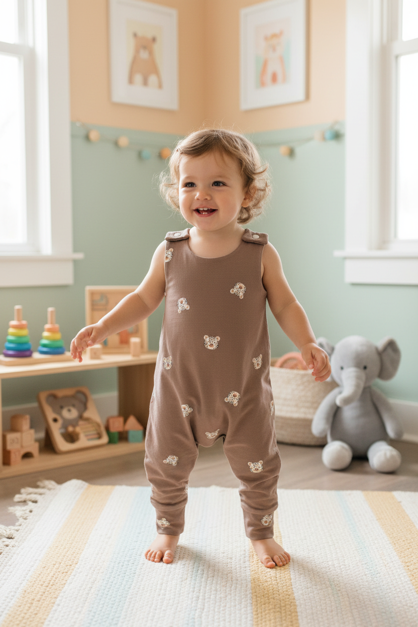 Romper Cute lion faces