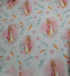 pink bunny fabric