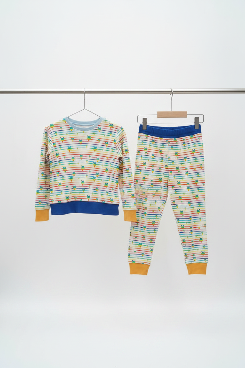 Children's Rainbow Stars Loungewear Set | Snazzy Sproglets