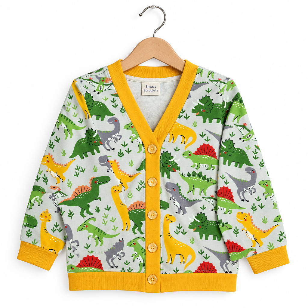 Dinosaur Cardigan Snazzy Sproglets